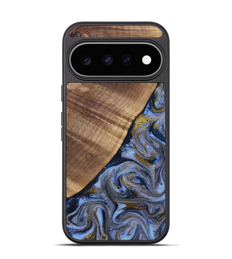 Pixel 11 Wood Phone Case - Lee (Teal & Gold, 807866)