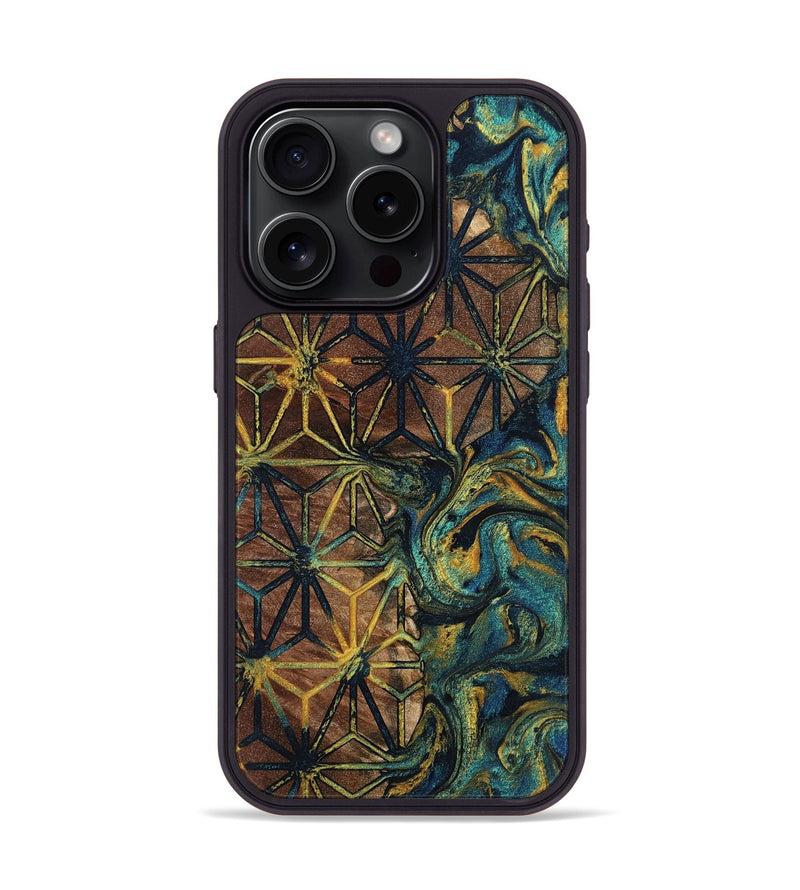 iPhone 15 Pro Wood Phone Case - Laquita (Pattern, 807876)