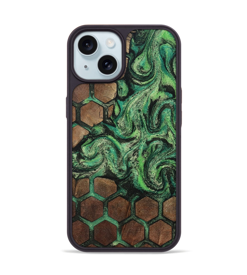 iPhone 15 Wood Phone Case - Jerad (Pattern, 807879)