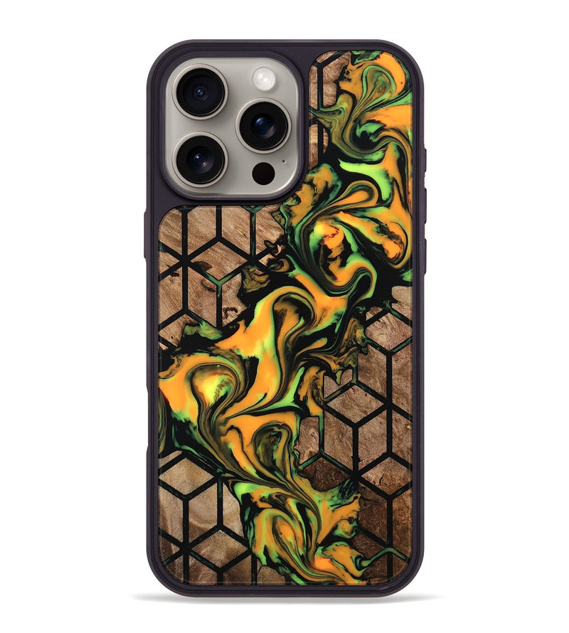 iPhone 16 Pro Max Wood Phone Case - Susana (Pattern, 807888)