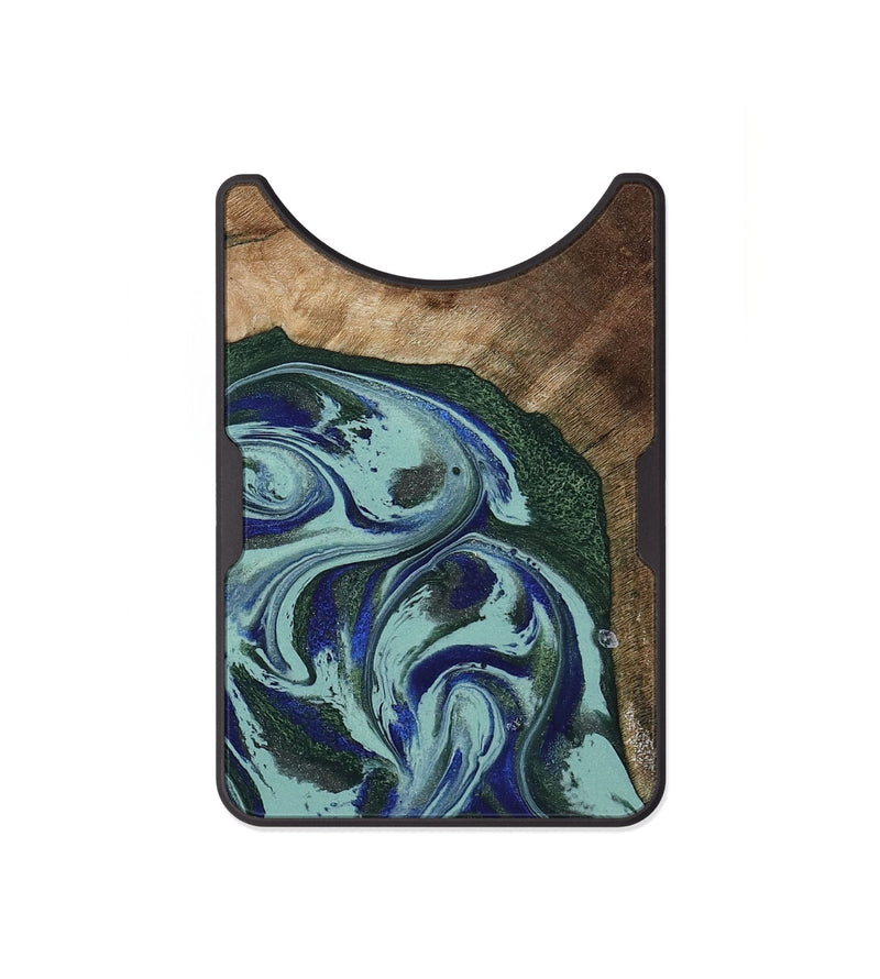 Alloy Wood Wallet - Tara (Green, 807895)