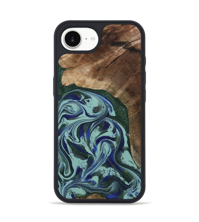iPhone 16e Wood Phone Case - Tara (Green, 807895)