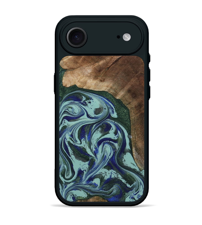 iPhone 17 Air Wood Phone Case - Tara (Green, 807895)