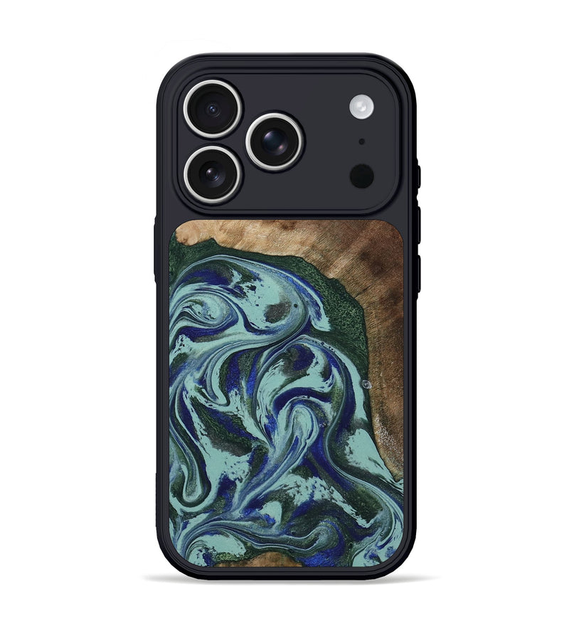 iPhone 17 Pro Wood Phone Case - Tara (Green, 807895)