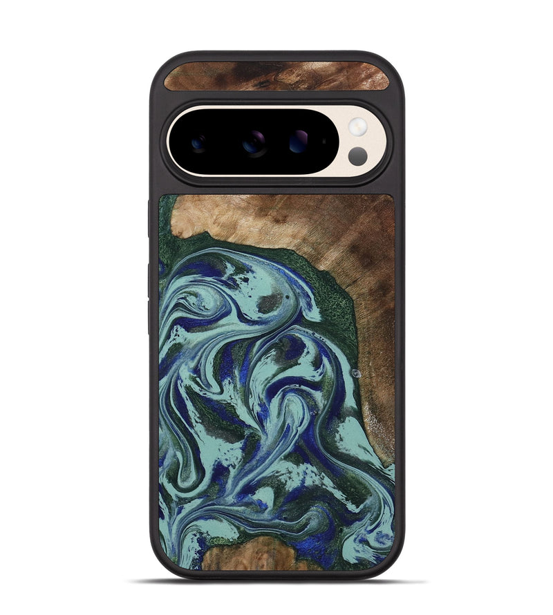 Pixel 10 Pro Wood Phone Case - Tara (Green, 807895)