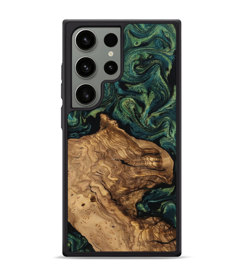 Galaxy S24 Ultra Wood Phone Case - Harlan (Green, 807903)