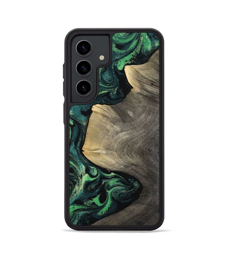 Galaxy S24 Wood Phone Case - Alice (Green, 807904)