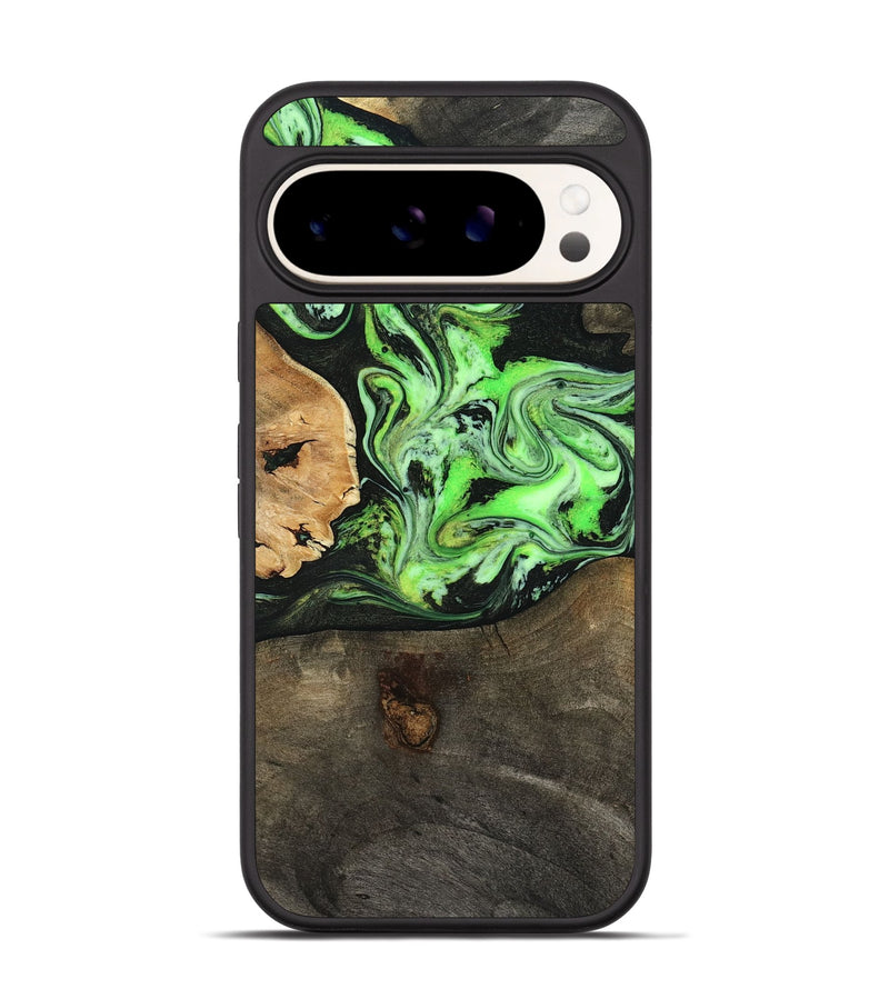 Pixel 9 Pro Wood Phone Case - Patrica (Green, 807908)