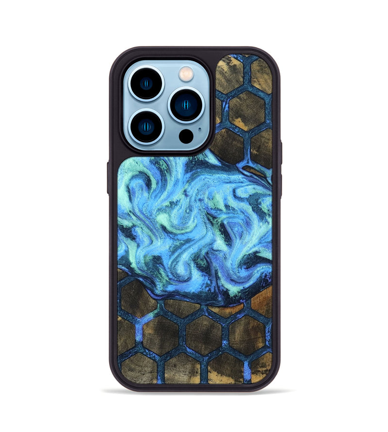 iPhone 14 Pro Wood Phone Case - Jeanine (Pattern, 807912)