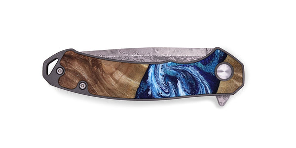 EDC Wood Pocket Knife - Loren (Blue, 807914)