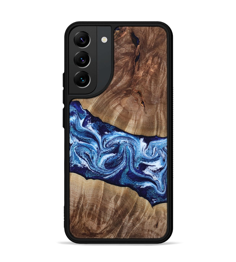 Galaxy S22 Plus Wood Phone Case - Loren (Blue, 807914)