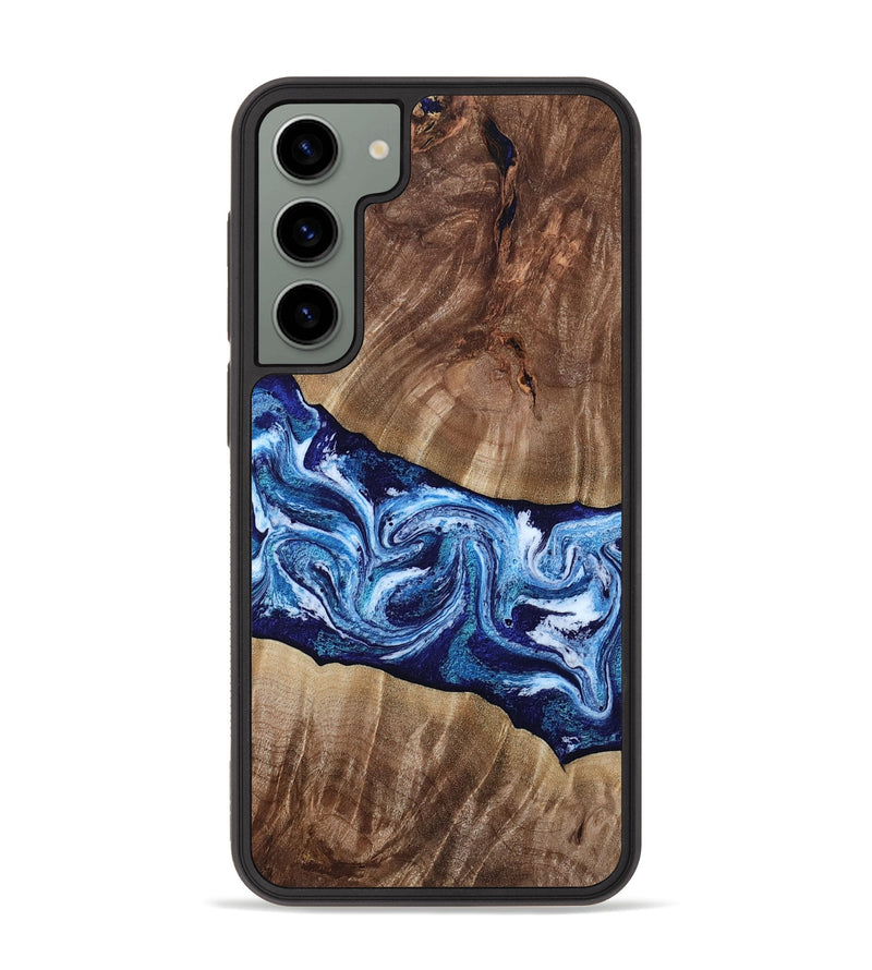 Galaxy S23 Plus Wood Phone Case - Loren (Blue, 807914)