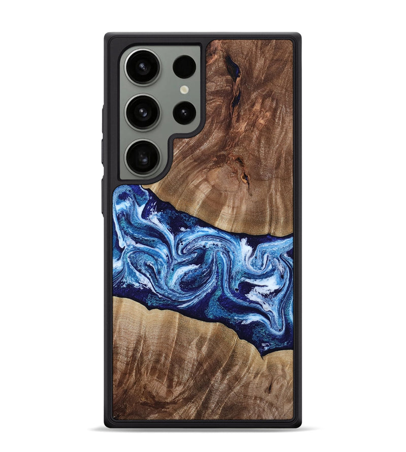 Galaxy S24 Ultra Wood Phone Case - Loren (Blue, 807914)