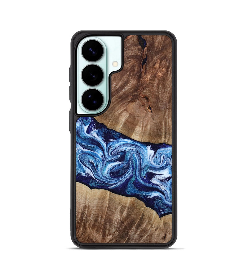Galaxy S26 Wood Phone Case - Loren (Blue, 807914)