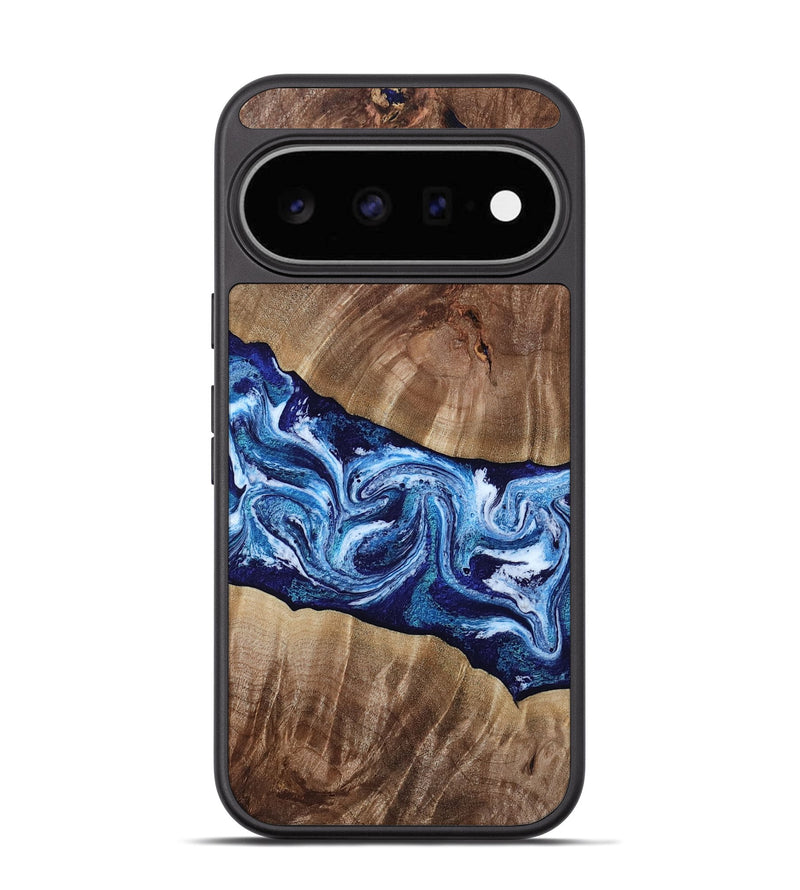 Pixel 11 Wood Phone Case - Loren (Blue, 807914)
