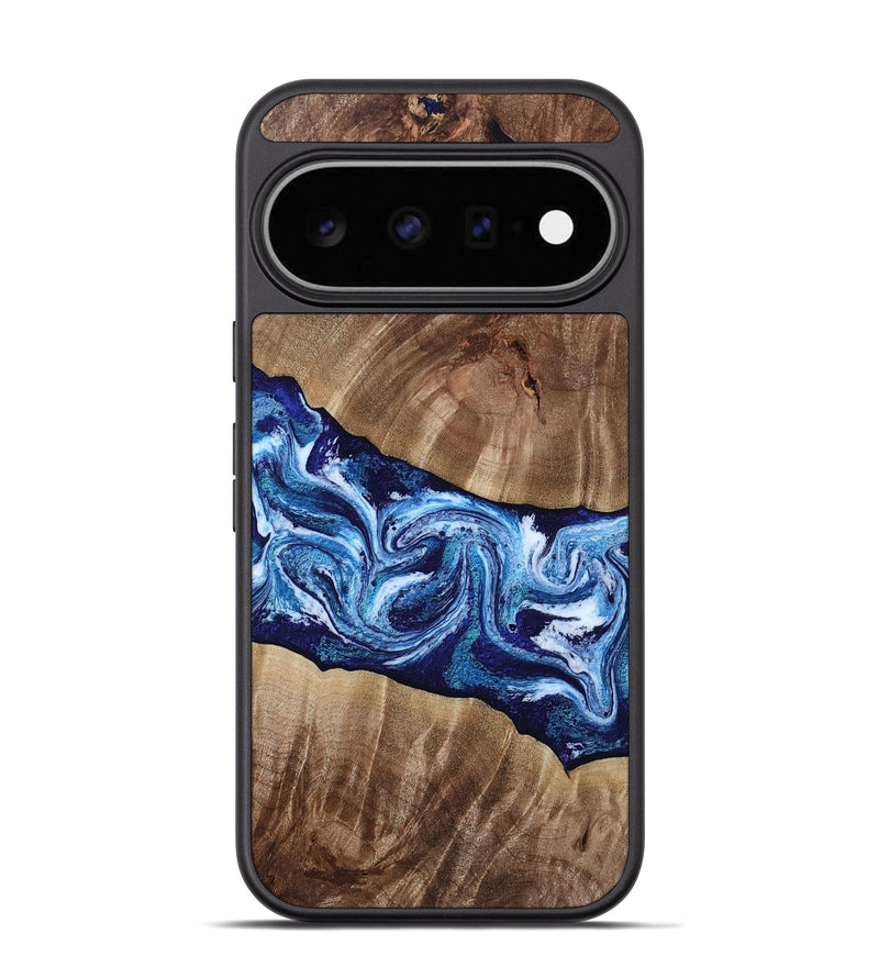 Pixel 11 Pro Wood Phone Case - Loren (Blue, 807914)