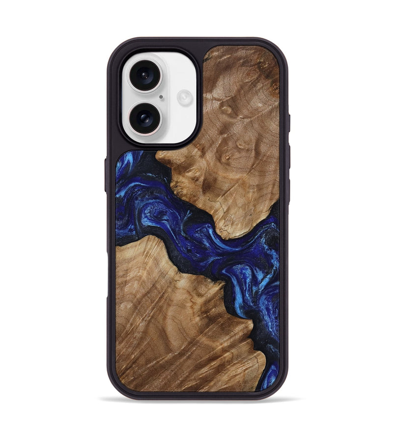 iPhone 17 Wood Phone Case - Kelly (Blue, 807919)