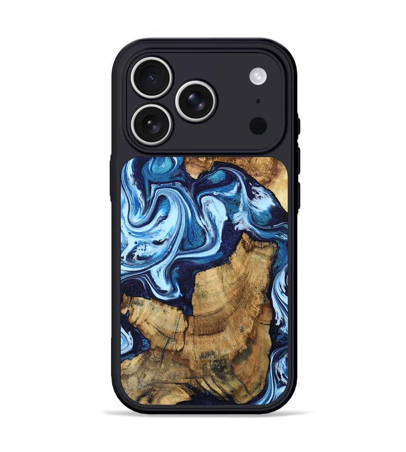 iPhone 17 Pro Wood Phone Case - Irwin (Blue, 807934)