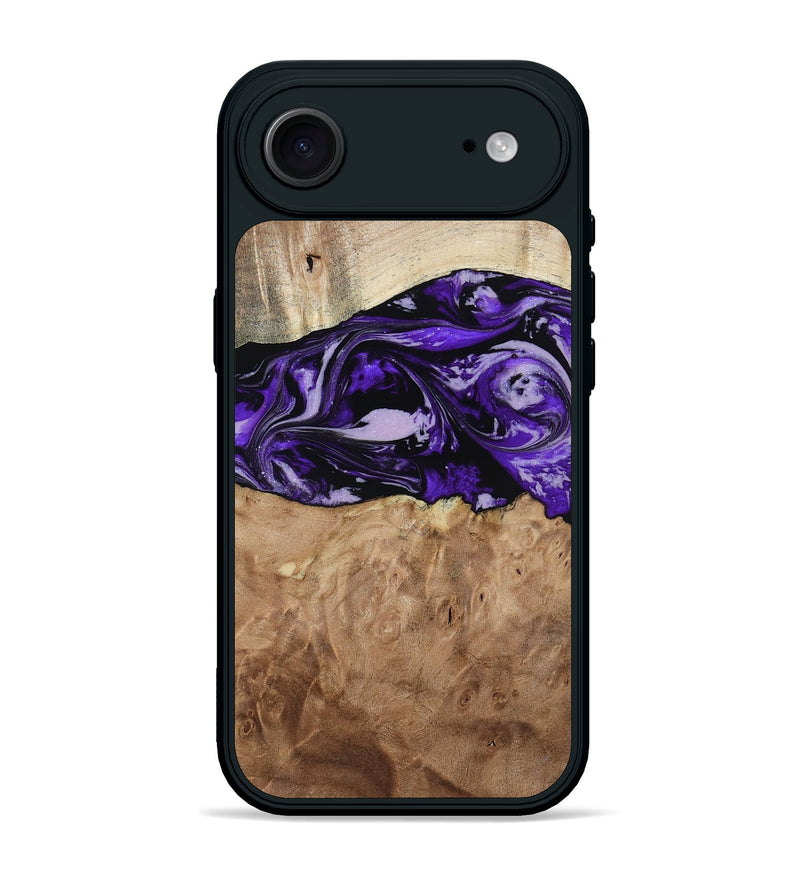 iPhone 17 Air Wood Phone Case - Israel (Purple, 807943)