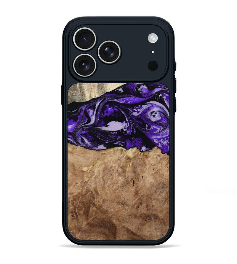 iPhone 17 Pro Max Wood Phone Case - Israel (Purple, 807943)