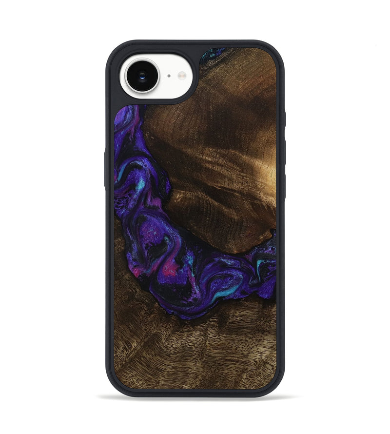 iPhone 16e Wood Phone Case - Stewart (Purple, 807944)