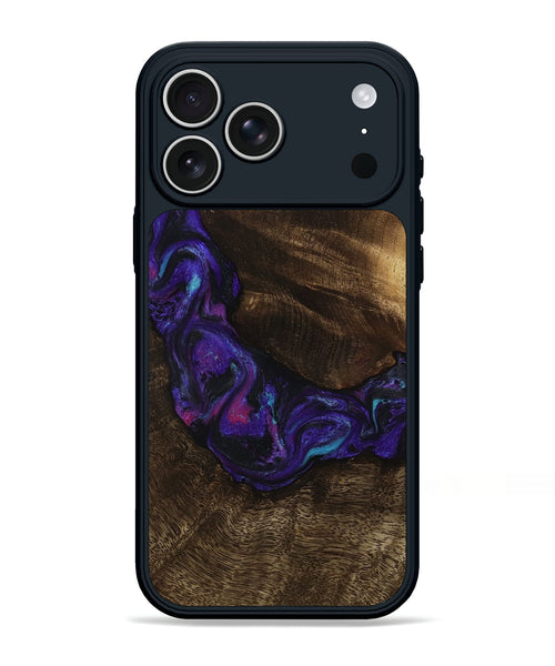 iPhone 17 Pro Max Wood Phone Case - Stewart (Purple, 807944)