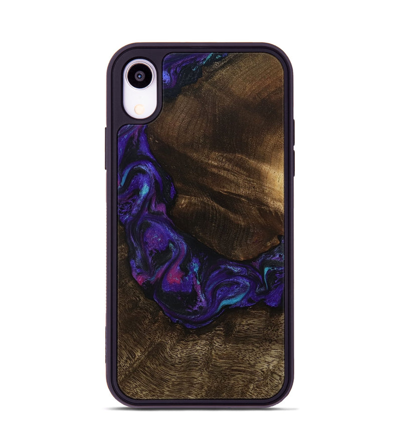 iPhone Xr Wood Phone Case - Stewart (Purple, 807944)