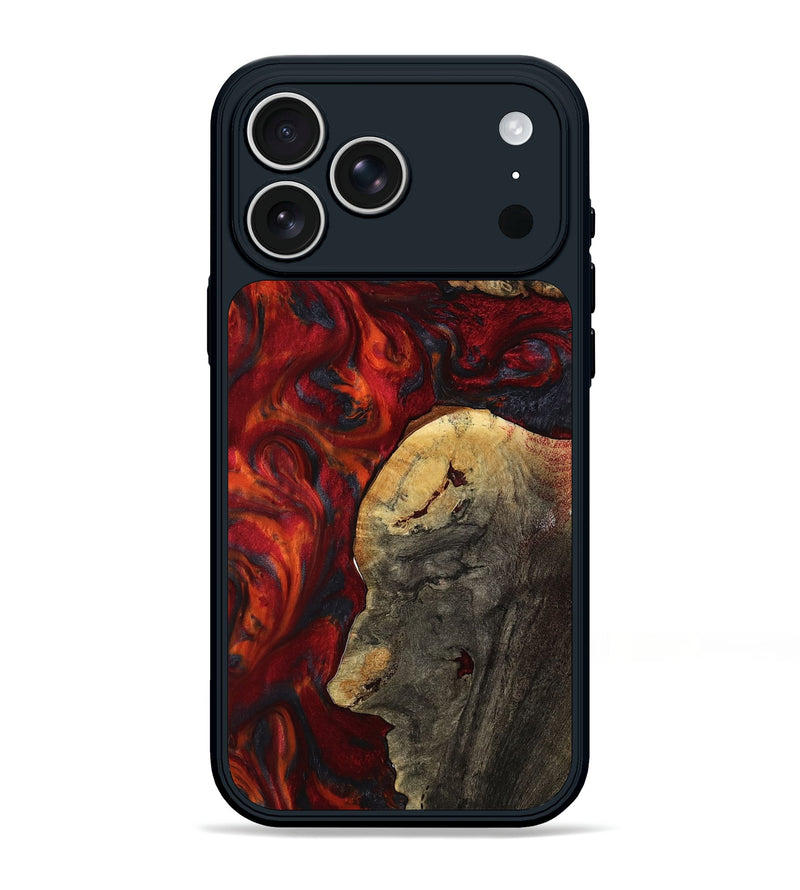 iPhone 17 Pro Max Wood Phone Case - Rylie (Red, 807945)