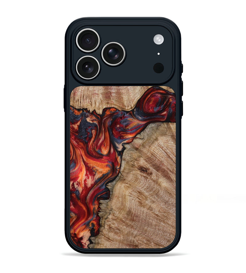 iPhone 17 Pro Max Wood Phone Case - Nina (Red, 807954)