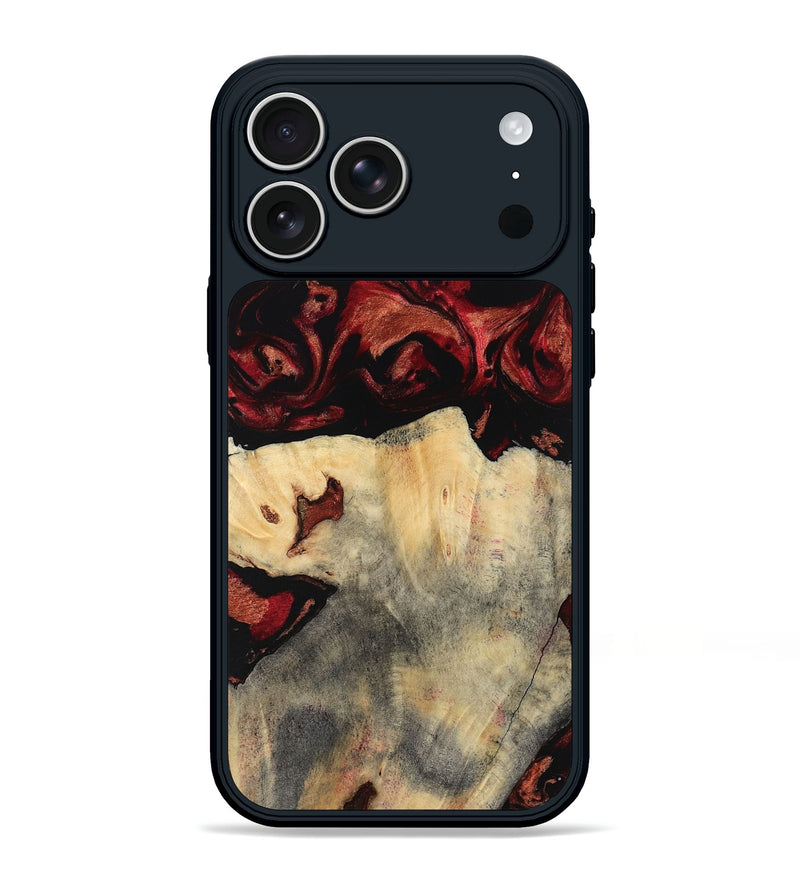 iPhone 17 Pro Max Wood Phone Case - Shania (Red, 807955)