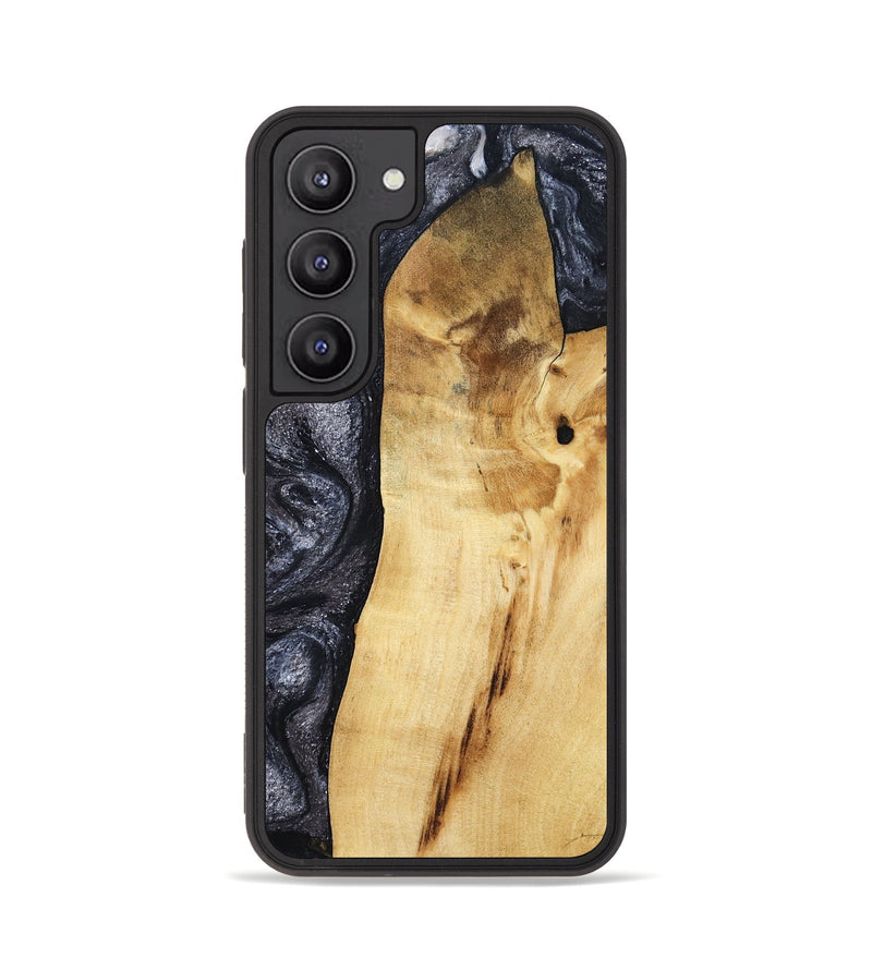 Galaxy S23 Wood Phone Case - Brittni (Black & White, 807956)