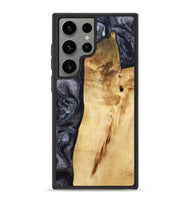 Galaxy S23 Ultra Wood Phone Case - Brittni (Black & White, 807956)