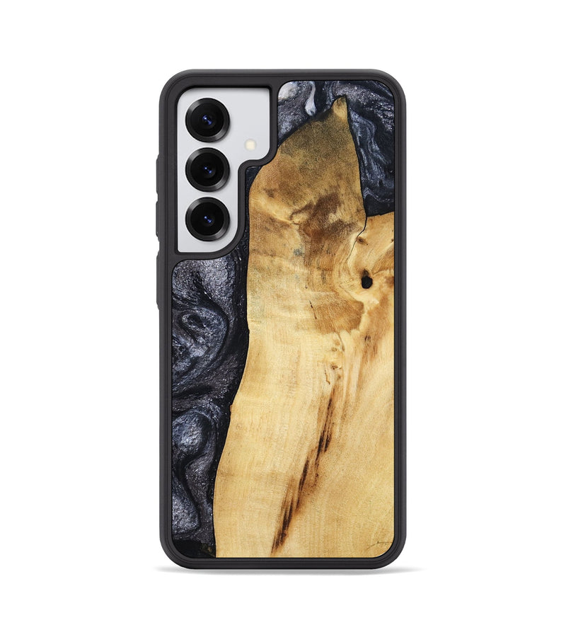 Galaxy S25 Wood Phone Case - Brittni (Black & White, 807956)