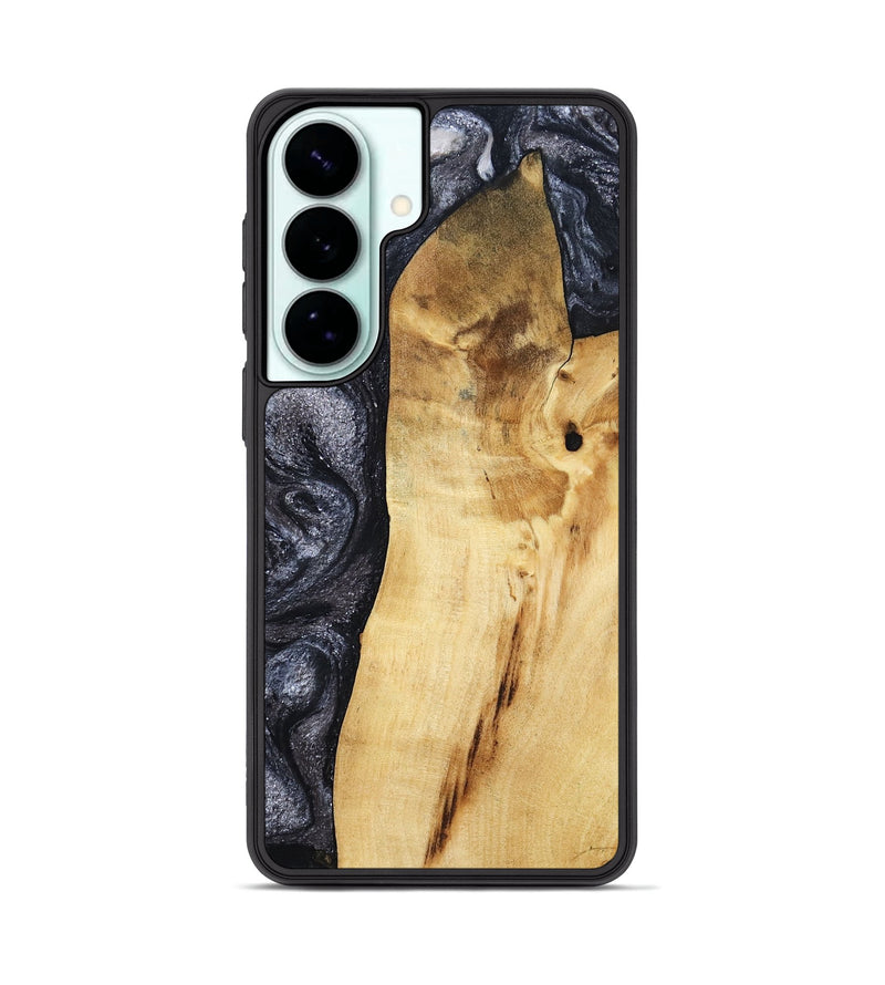 Galaxy S26 Plus Wood Phone Case - Brittni (Black & White, 807956)