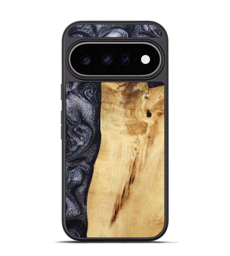 Pixel 11 Pro Wood Phone Case - Brittni (Black & White, 807956)