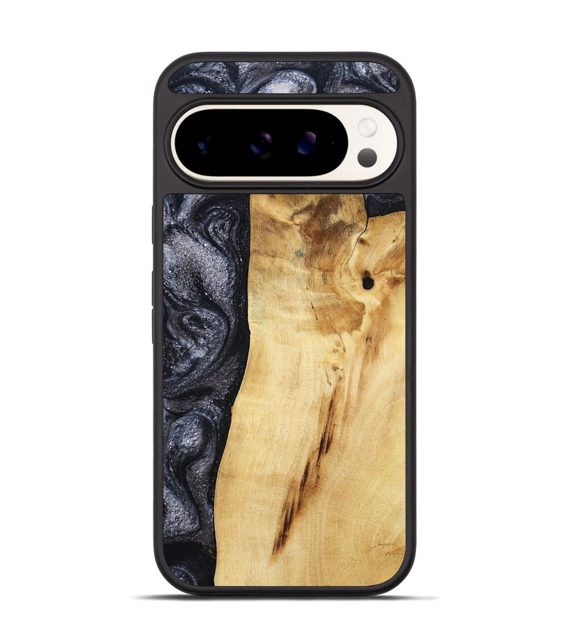 Pixel 9 Wood Phone Case - Brittni (Black & White, 807956)
