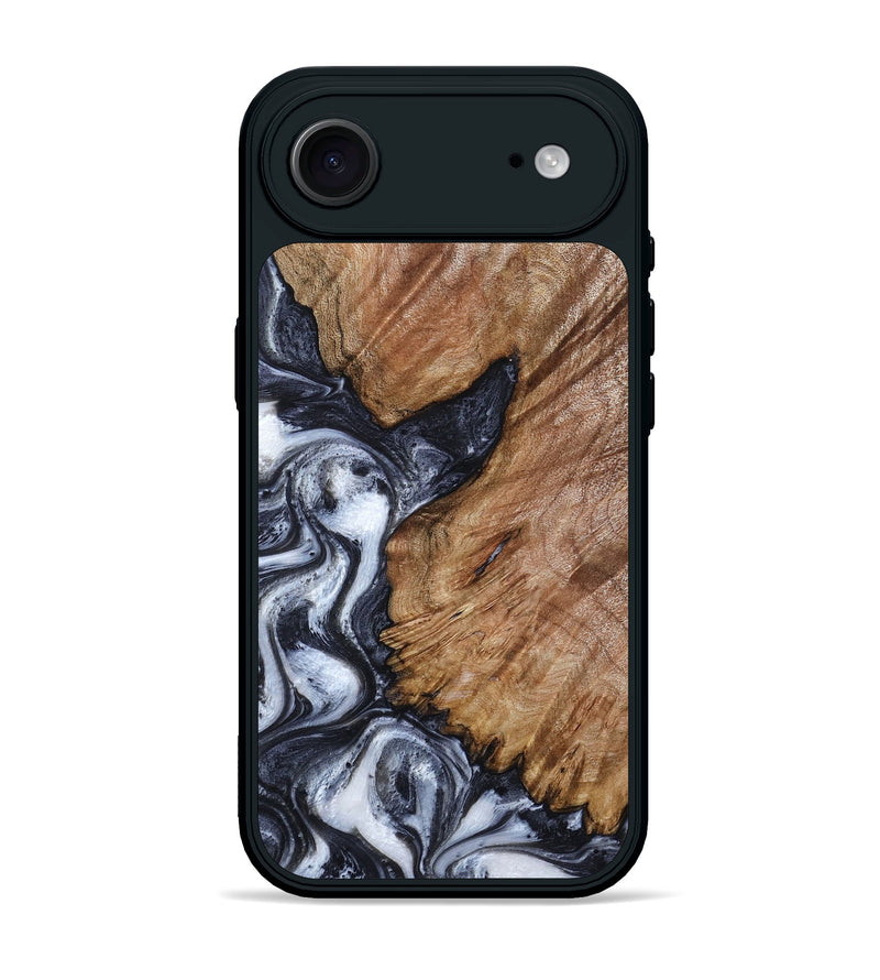 iPhone 17 Air Wood Phone Case - Jaren (Black & White, 807959)