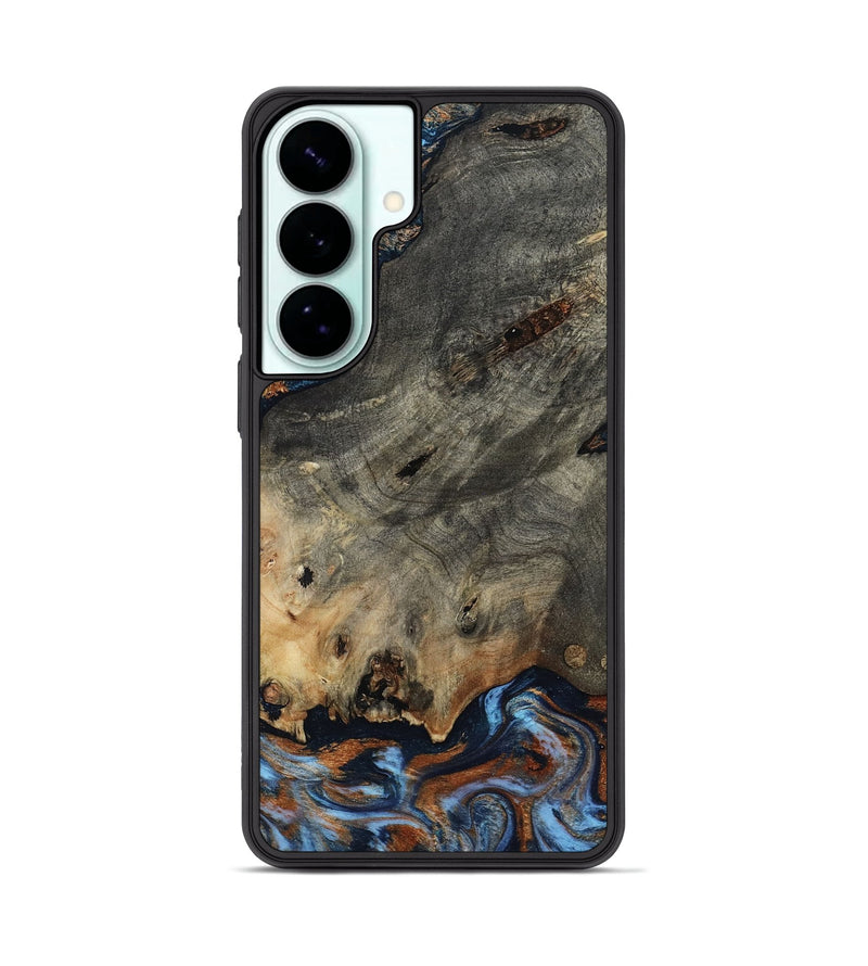 Galaxy S26 Plus Wood Phone Case - Patrice (Teal & Gold, 807966)