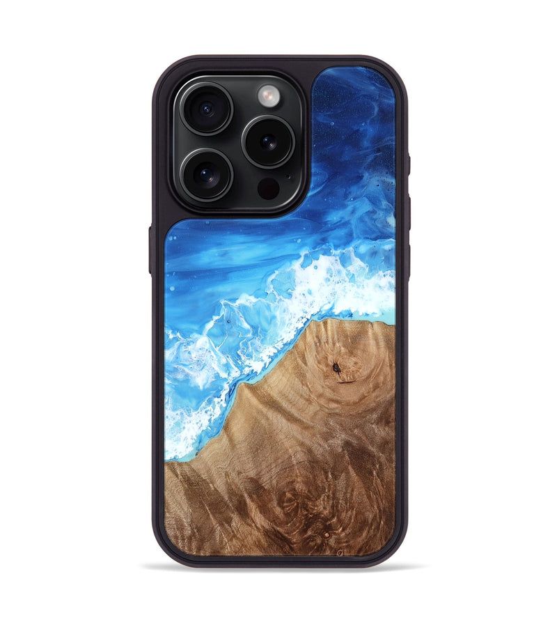 iPhone 15 Pro Wood Phone Case - Meda (Coastal, 808004)