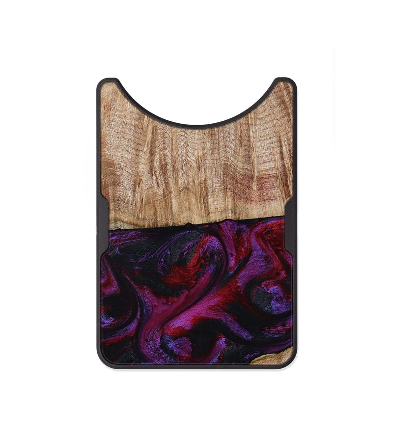 Alloy Wood Wallet - Daniel (Purple, 808058)