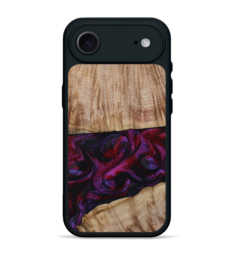 iPhone 17 Air Wood Phone Case - Daniel (Purple, 808058)