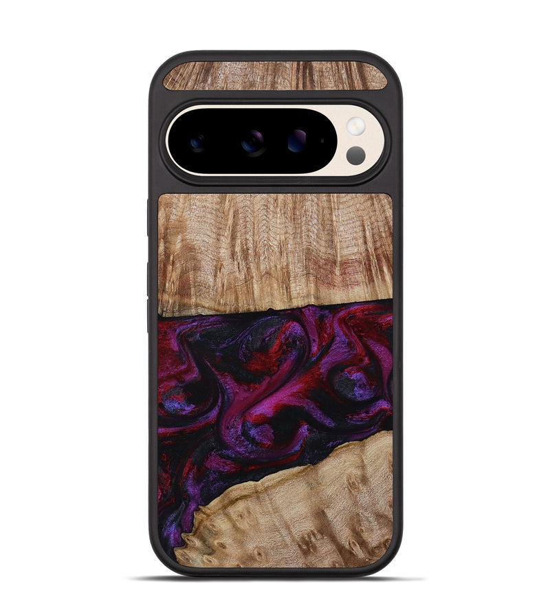 Pixel 10 Pro Wood Phone Case - Daniel (Purple, 808058)