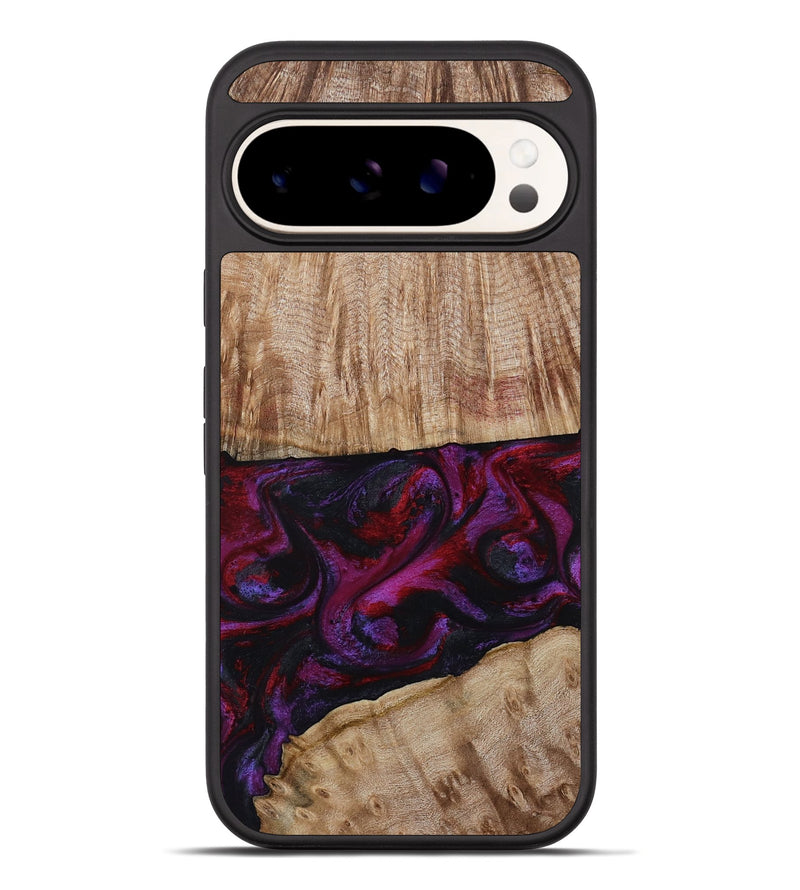 Pixel 10 Pro XL Wood Phone Case - Daniel (Purple, 808058)