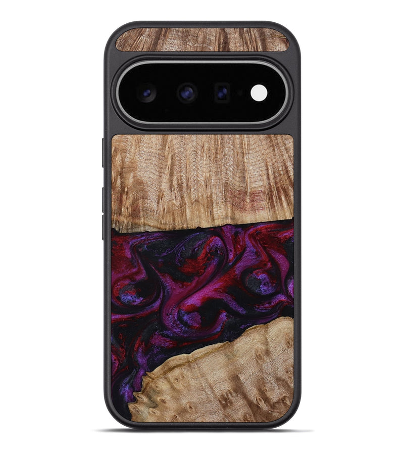 Pixel 11 Pro XL Wood Phone Case - Daniel (Purple, 808058)