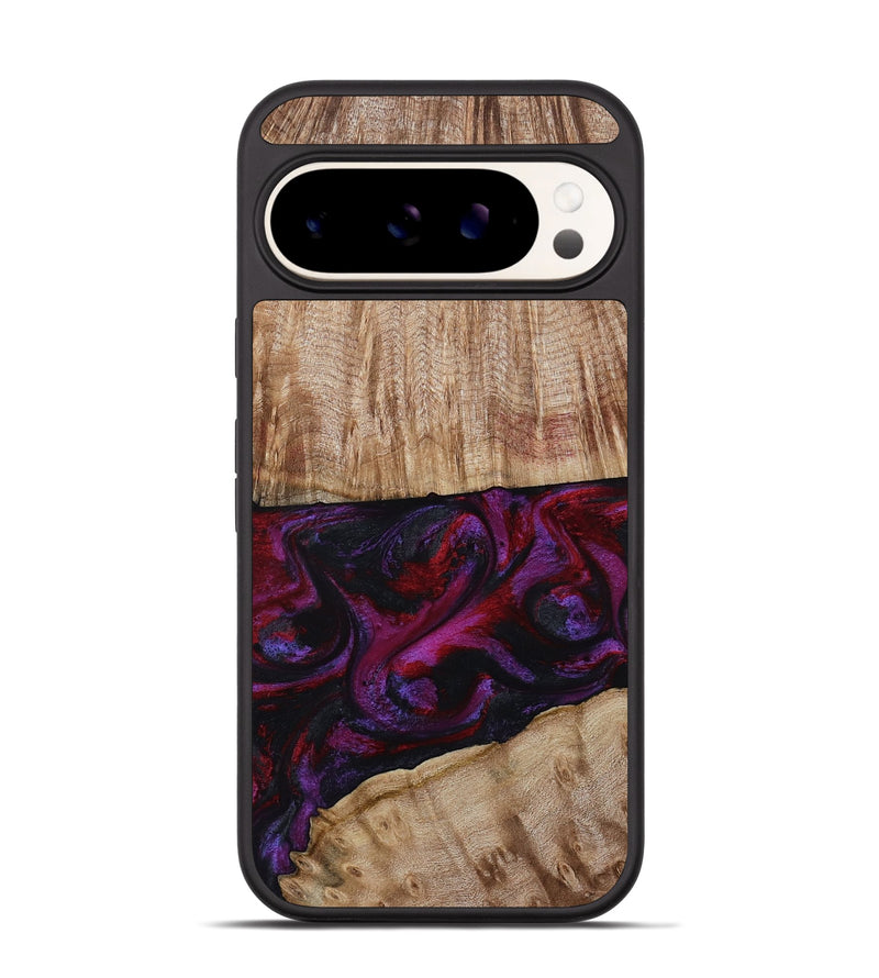 Pixel 9 Wood Phone Case - Daniel (Purple, 808058)