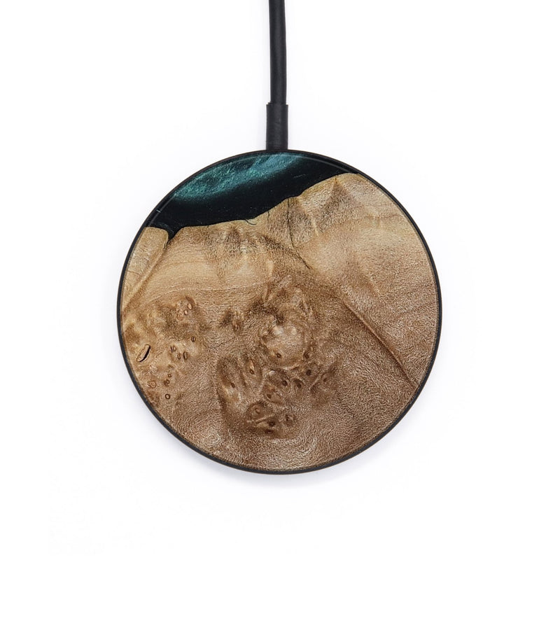 Circle Wood Wireless Charger - Jrue (Green, 808066)