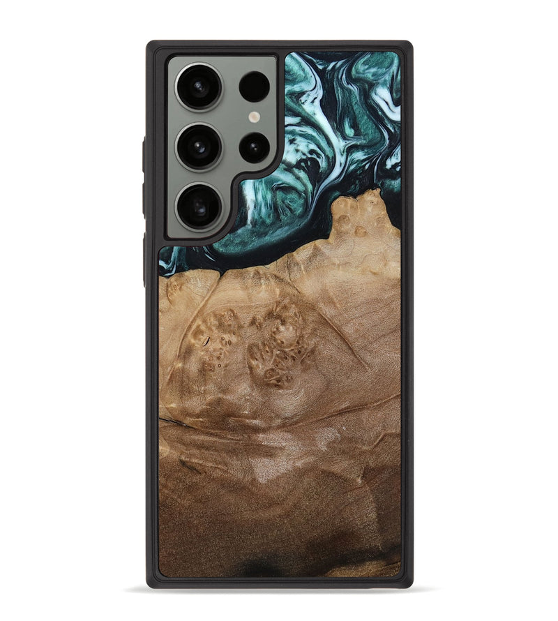 Galaxy S23 Ultra Wood Phone Case - Jrue (Green, 808066)