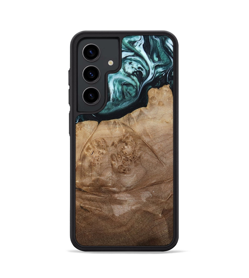 Galaxy S24 Wood Phone Case - Jrue (Green, 808066)