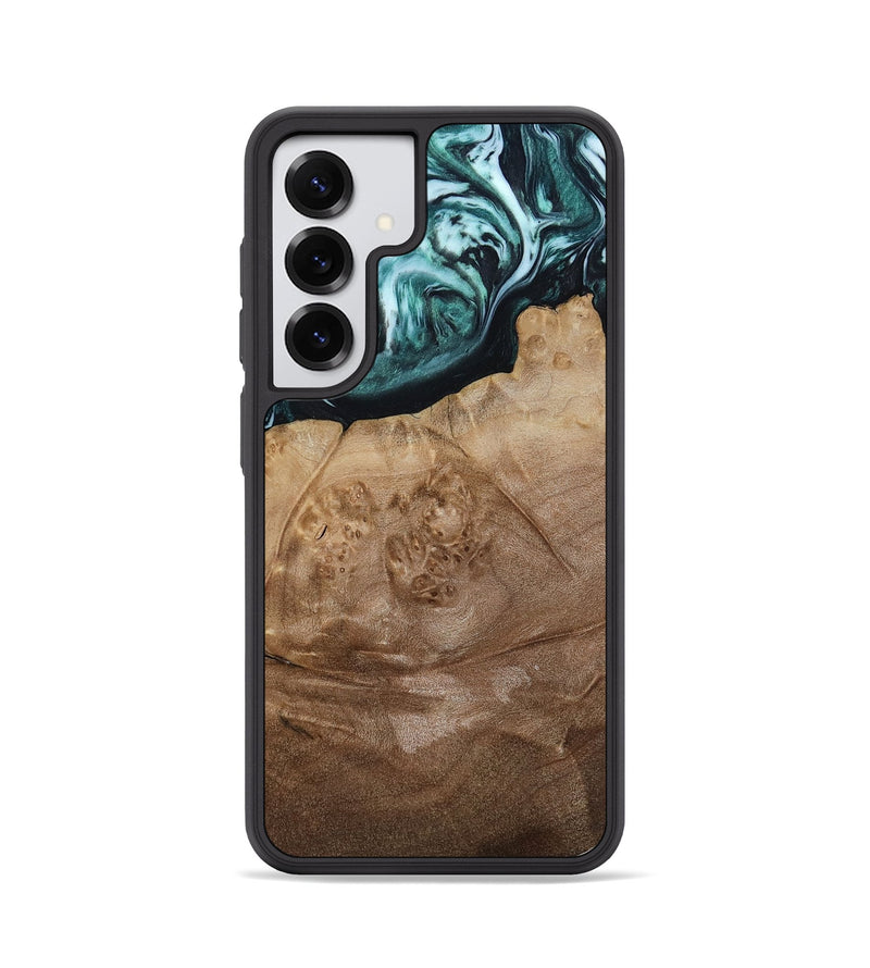 Galaxy S25 Wood Phone Case - Jrue (Green, 808066)