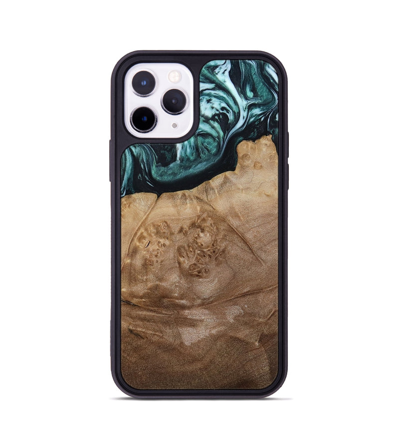 iPhone 11 Pro Wood Phone Case - Jrue (Green, 808066)